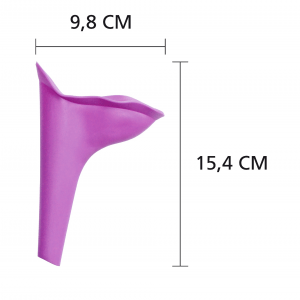 Maße des Frauenurinals